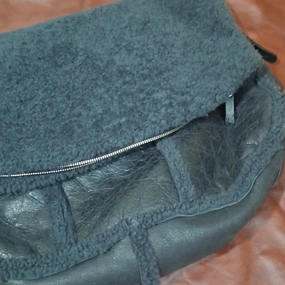 Jimmy Choo Crossbody Bag with Shearling Flap - Picture 2 of 16